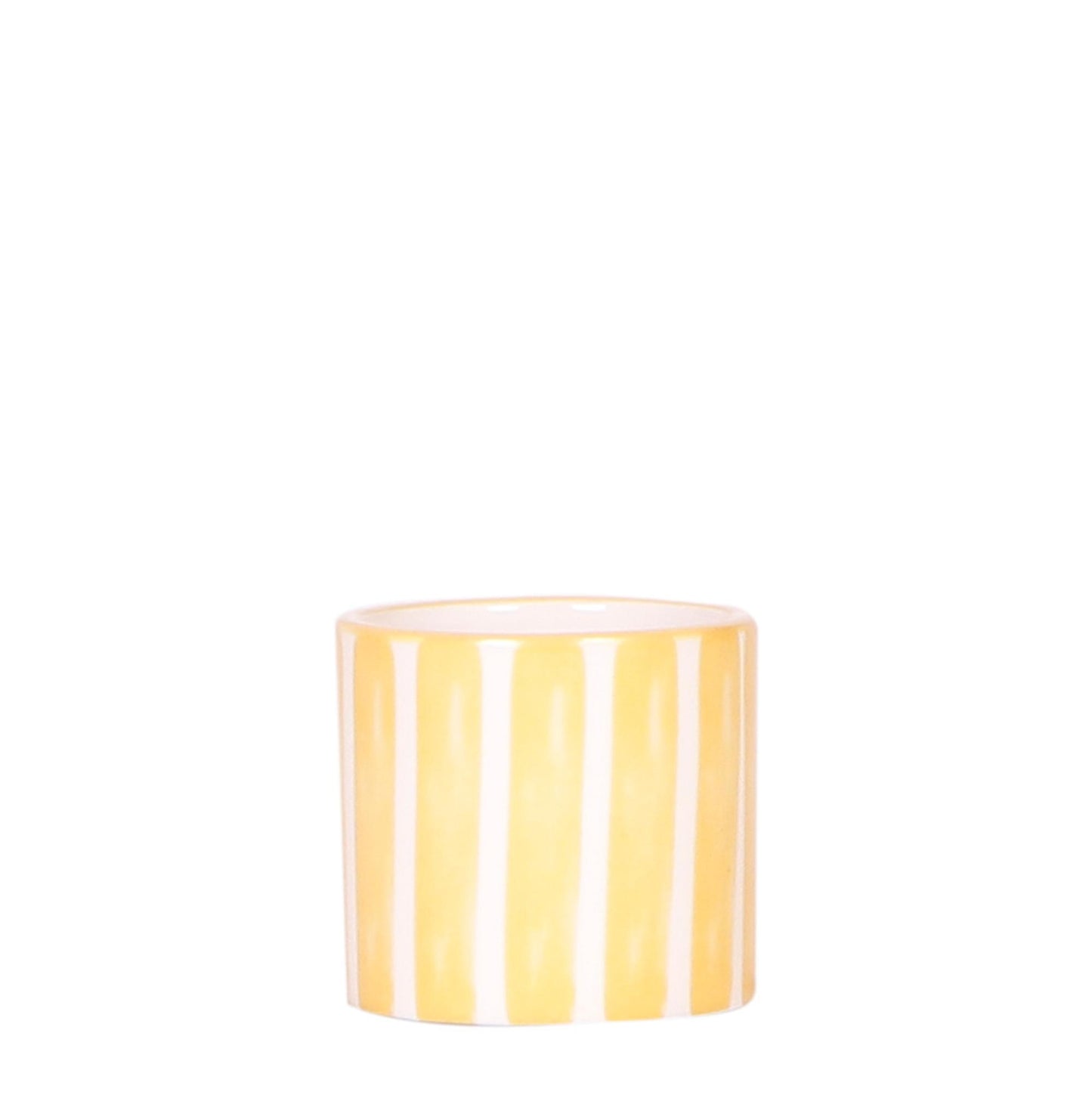 Kolibri Home | Painted stripe  - Yellow - Ø6cm