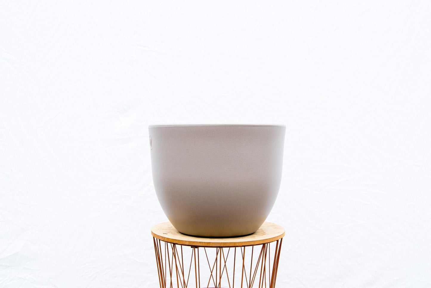 Pot Eggy Taupé - D100 x H77