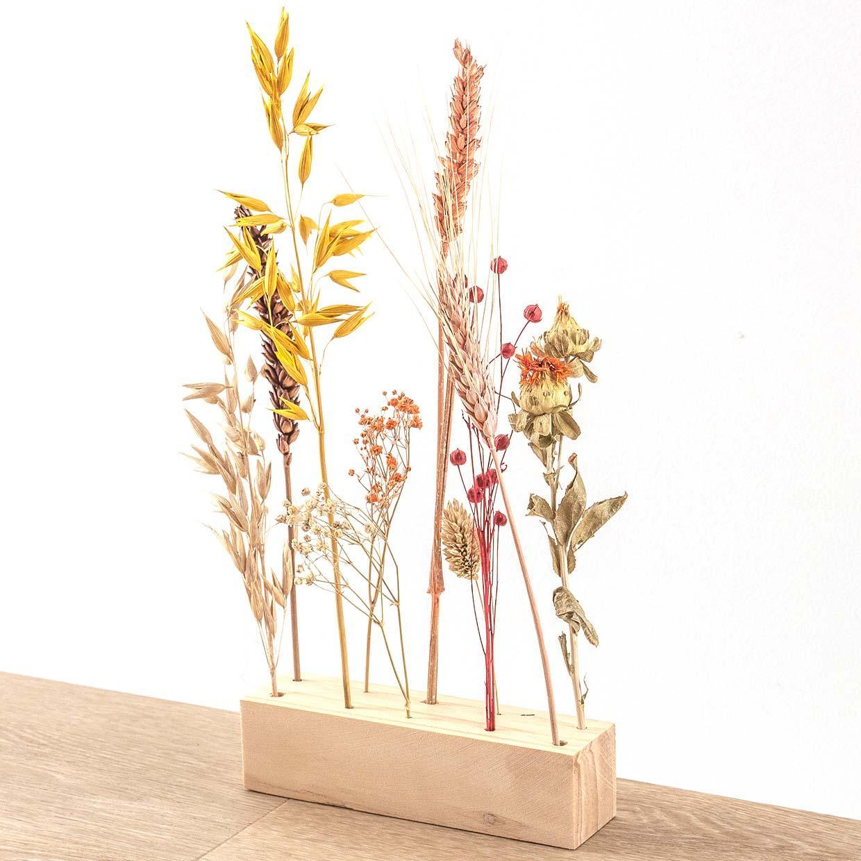 Wooden Dried flower stand - Medium