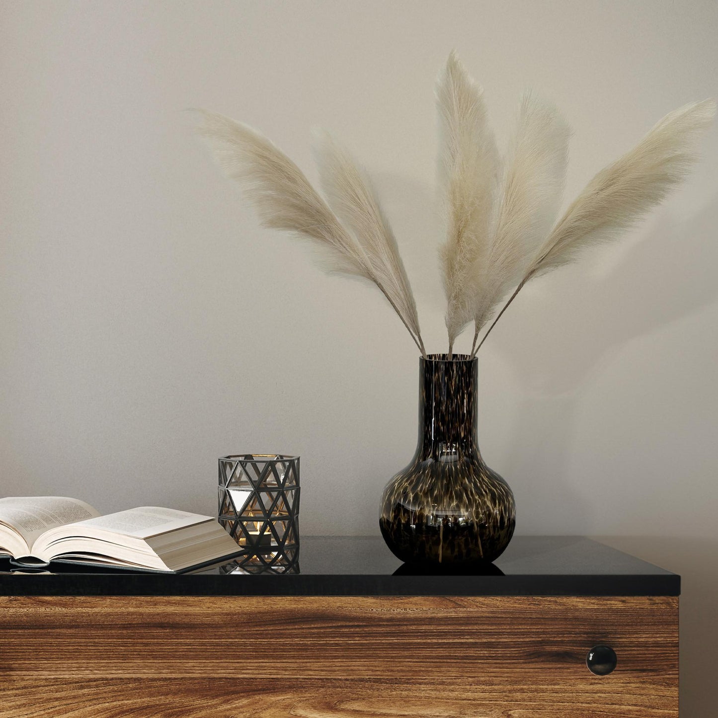 Kunstbloemen Pampas Plumes (Crème)