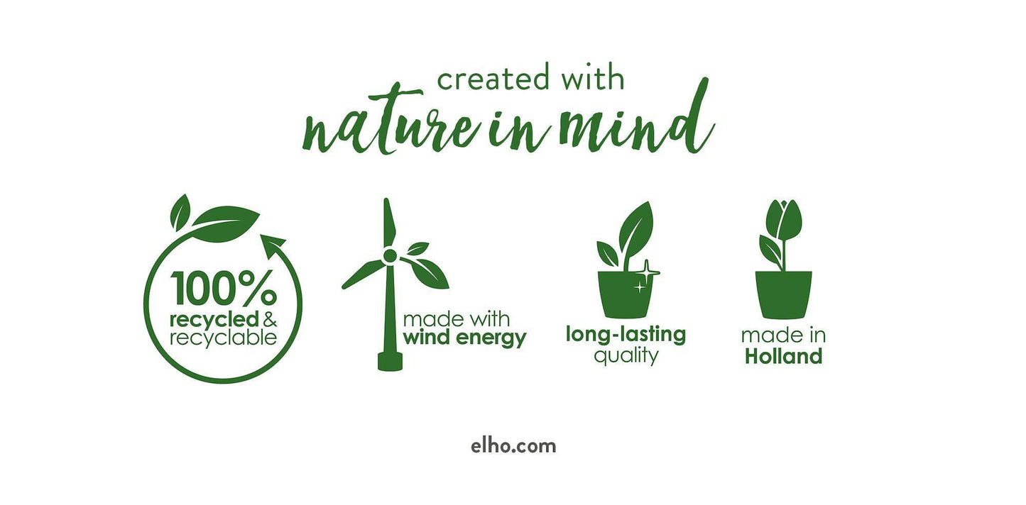 Pot elho Greenville Round zwart - D39 x H37