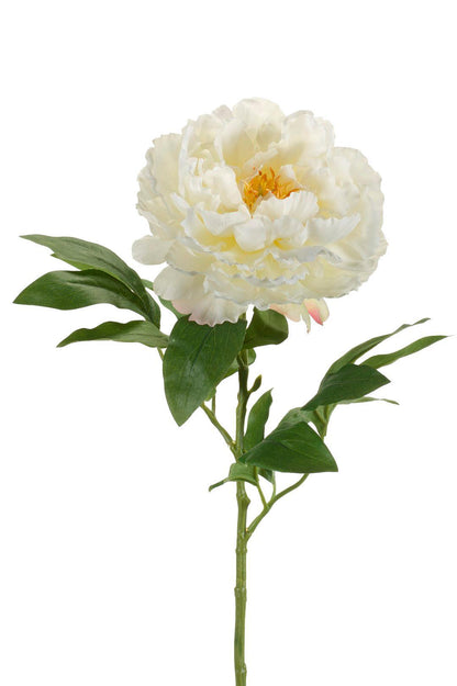 Kunstbloemen Pioenrozen (Crème)