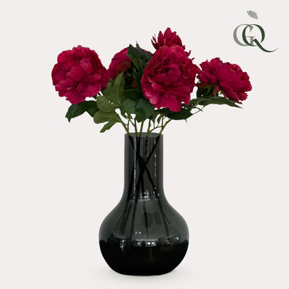 Kunstbloemen Pioenrozen (Diep Roze)