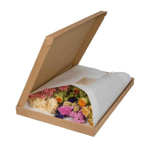 Droogbloemen in Brievenbuspakket - Multi